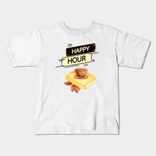 Happy Hour read and tea Kids T-Shirt